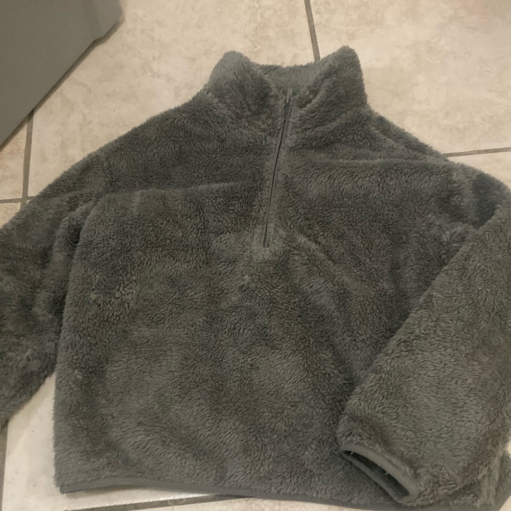 Grey Fluffy H&M 2020 Sweater